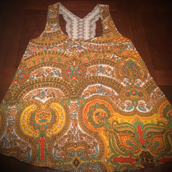XXI Boho/Lacy Racerback - Picture 1 of 1